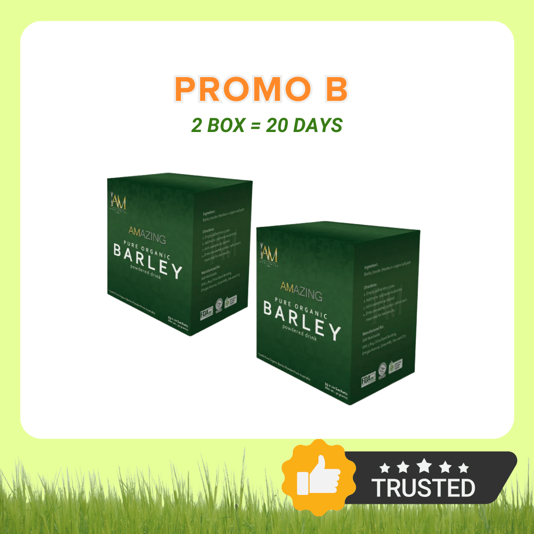 Buy 2 Box for 20 Days Supply of Amazing Barley